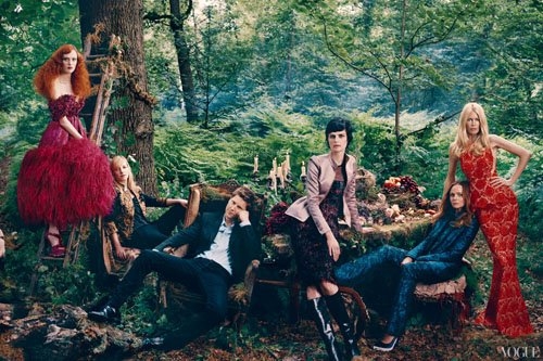120 знаменитостей в журнале Vogue