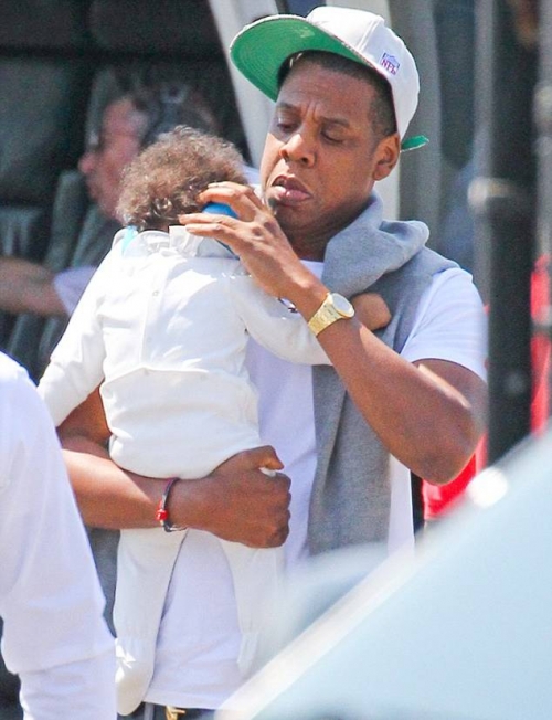 Jay Z с дочерью
