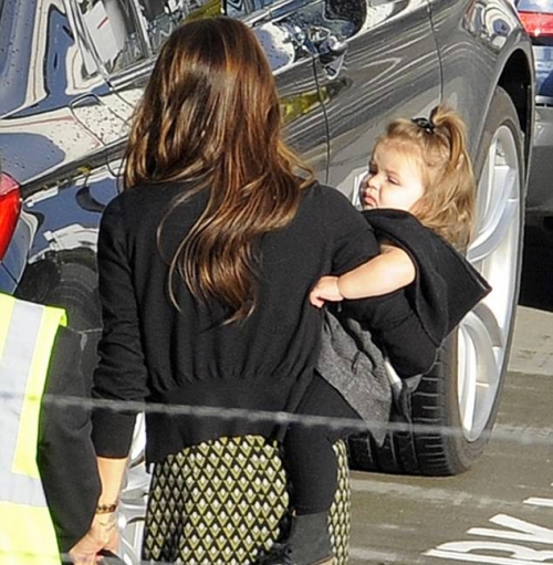 Виктория Бекхэм с дочерью