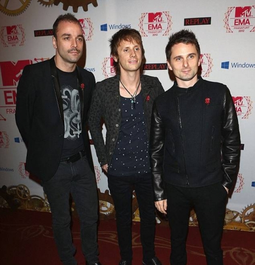 Группа Muse на MTV ЕМА 2012