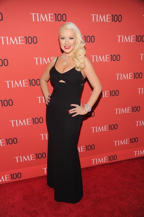 Кристина Агилера на вечере Time 100 Gala 2013