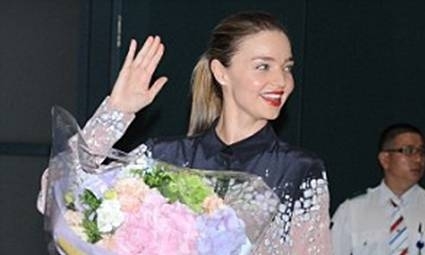 Миранда Керр прибыла в Сеул