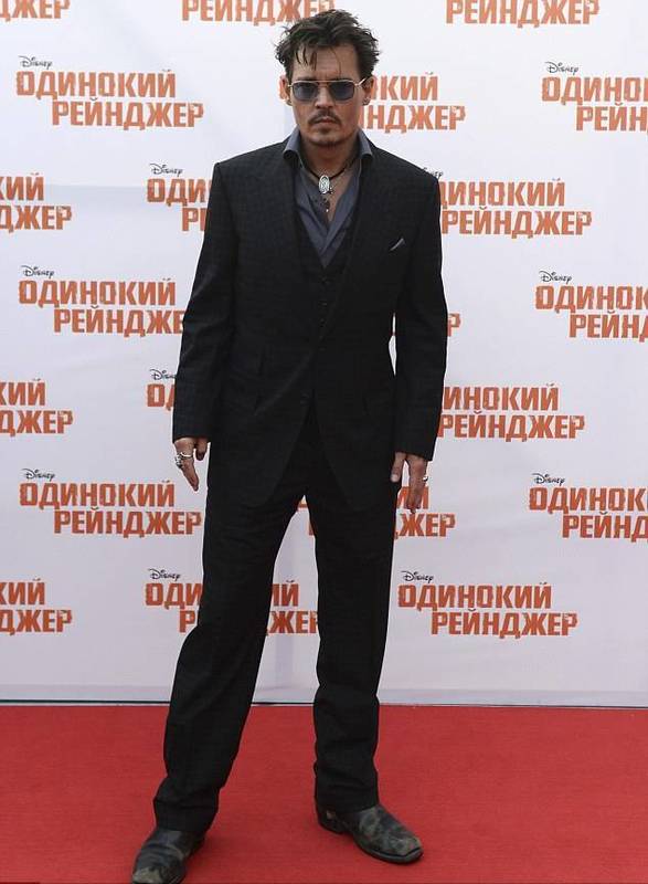 Джонни Депп в Москве 