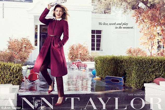 Кейт Хадсон снялась в рекламе Ann Taylor