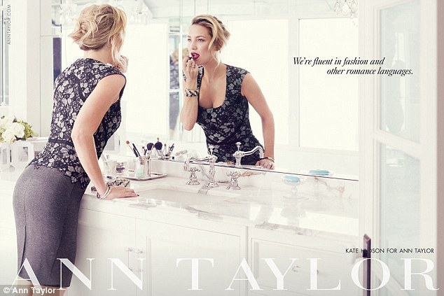 Кейт Хадсон снялась в рекламе Ann Taylor