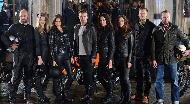 Дэвид Бекхэм модель бренда Belstaff 