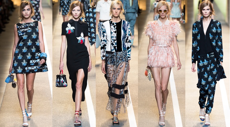 Новая коллекция Fendi веснa / лето 2015