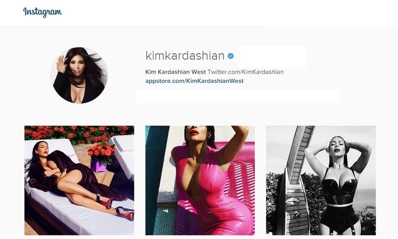 Ким Кардашян Instagram
