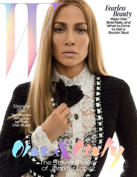 Дженнифер Лопес в фотосессии для майского выпуска W Magazine, 2016