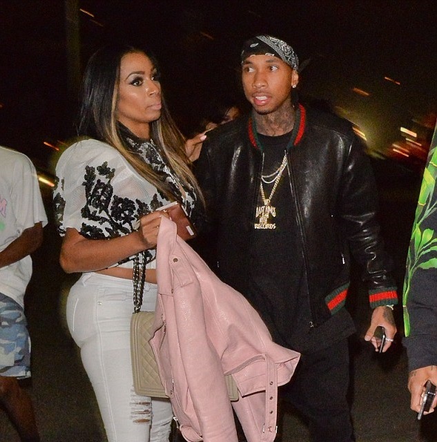 Tyga на концерте Бейонсе в компании очаровательной спутницы, 14 мая 2016 г.