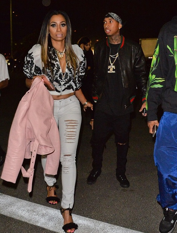 Tyga на концерте Бейонсе в компании очаровательной спутницы