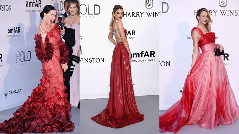 Звезды на благотворительном гала-вечере amfAR Gala в Каннах