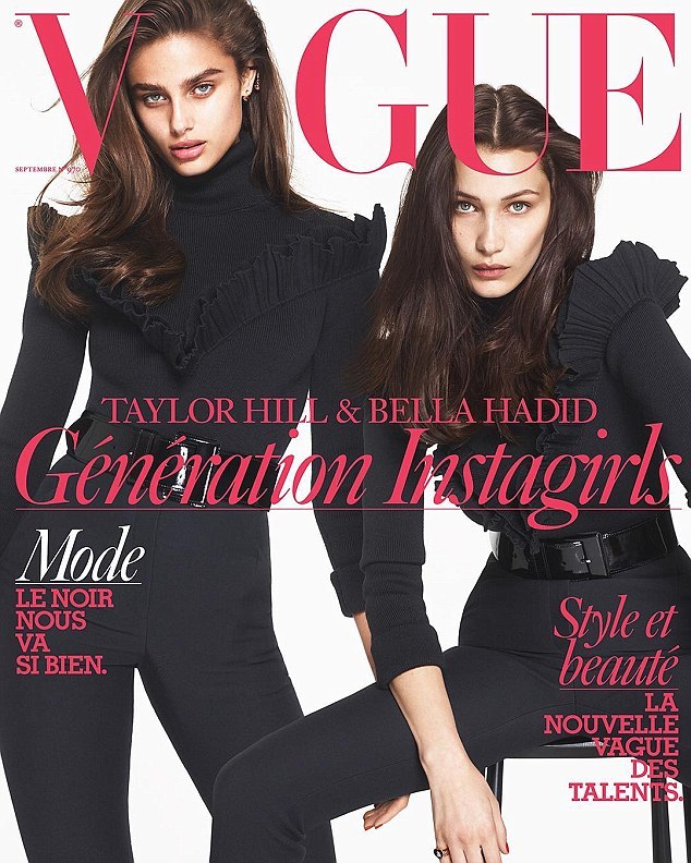 Белла Хадид снялась обнаженной для Vogue