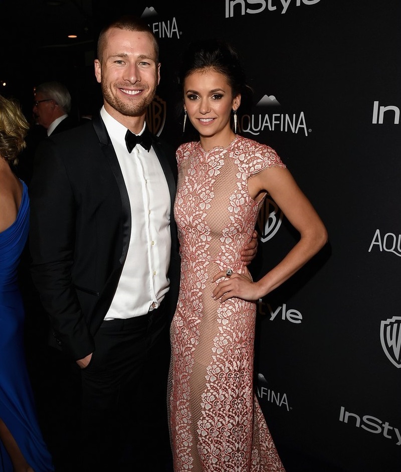 Nina Dobrev and Glen Powell
