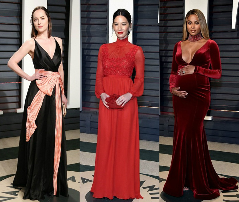 Вечеринка Vanity Fair: красная дорожка