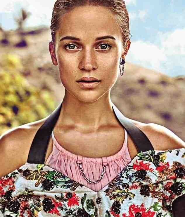 Алисия Викандер в фотосете для Vogue