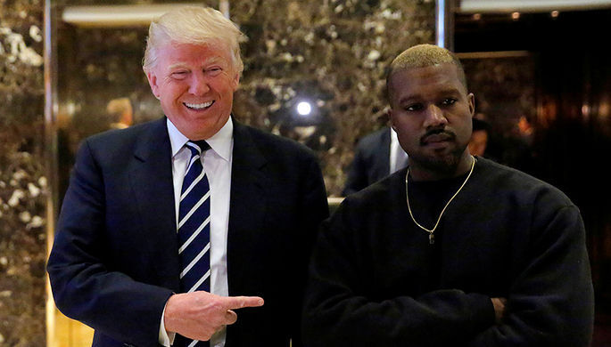 Дональд Трамп и Канье Уэст