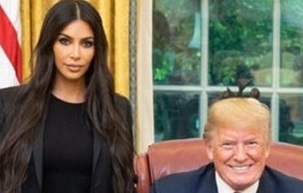 Ким Кардашьян и Дональд Трамп